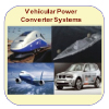 Icons showing equipment used in vehicular power converter systems